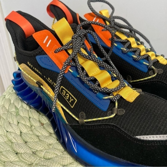 New ROVUX 33Y Lace Up Sneakers Blue/Black Size 12 - Picture 10 of 13